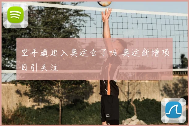 空手道进入奥运会了吗 奥运新增项目引关注